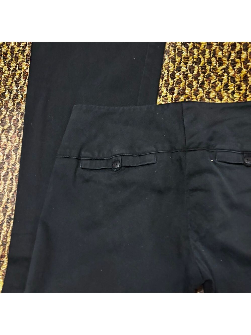 Vintage Low Rise Rampage Black Boot Cut & Flare Pants 0 - Picture 9 of 11